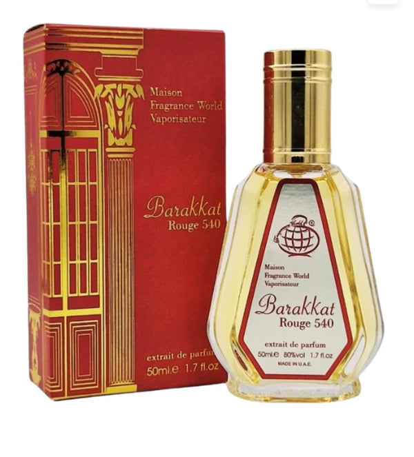 Barakkat Rouge 540 Extrait De Parfum Unisex - Fragrance World 50m