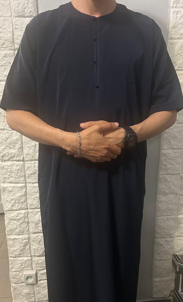 Qamis najim (bleu marine)